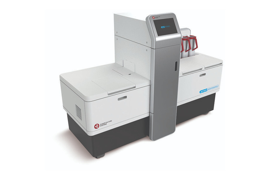 Desk sized medical system with screen. Desk sized medical system with screen.
